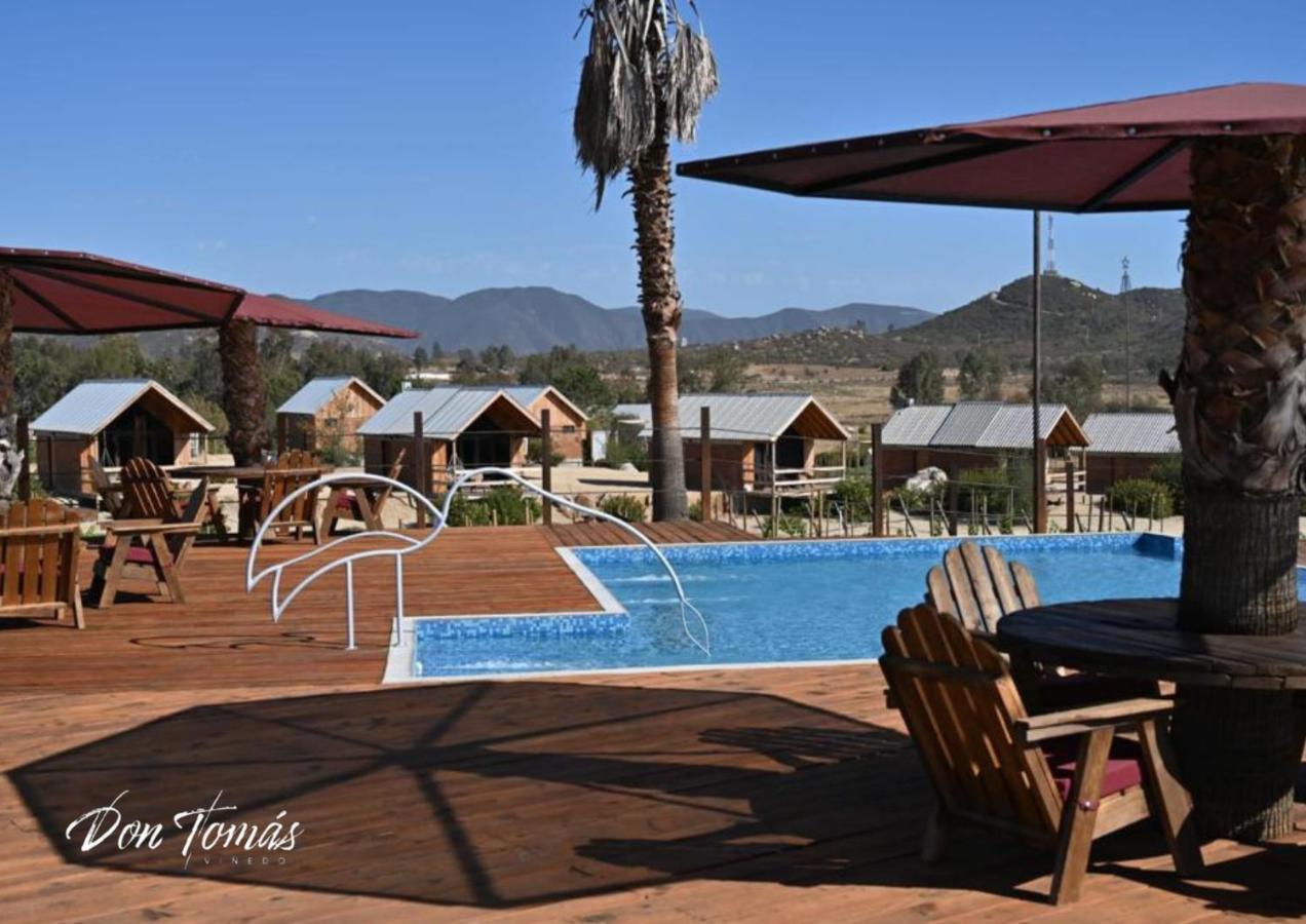 Don Tomas Vinedo Cabanas Valle de Guadalupe Exterior foto